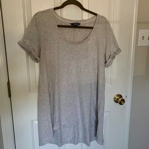 Lands End Heather Tunic in Light Gray